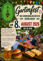 Logo Gartenfest Schützenverein Sonnenwald Schöllnach e. V.