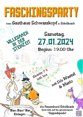 Banner Faschingsballparty