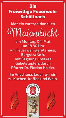 Banner Maiandacht