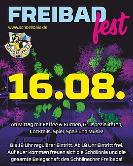 Banner Freibadfest Schöllnach