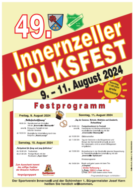 Banner 49. Innernzeller Volksfest